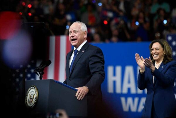Tim Walz and Kamala Harris, Photograph: Getty Images